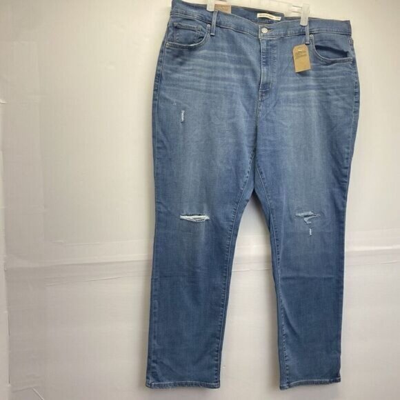 Levi Strauss & Co. Womens 724 High Rise Slim Straight Leg Jeans Plus Size 22W - Picture 3 of 15